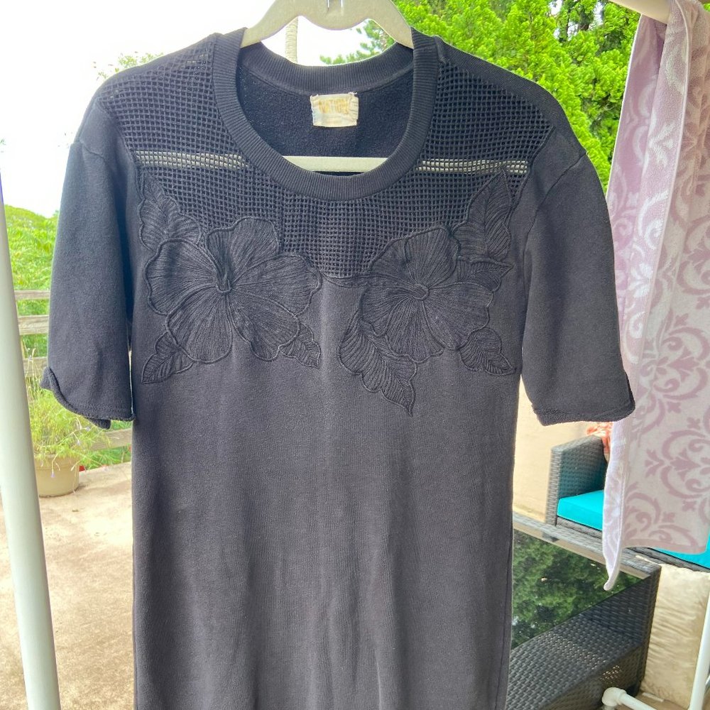 Nation Ltd.  little black sweater dress size Small